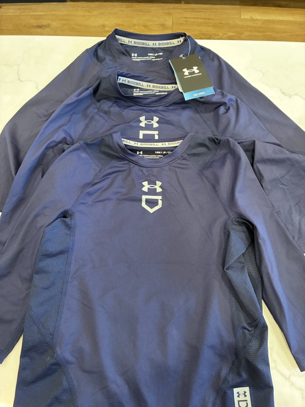 Under Armour Youth Long Sleeve Performance Top - Blue